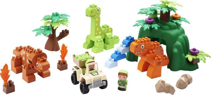 Produktbild Ecoiffier Abrick Bricks Land der Dinosaurier 87 Elemente.