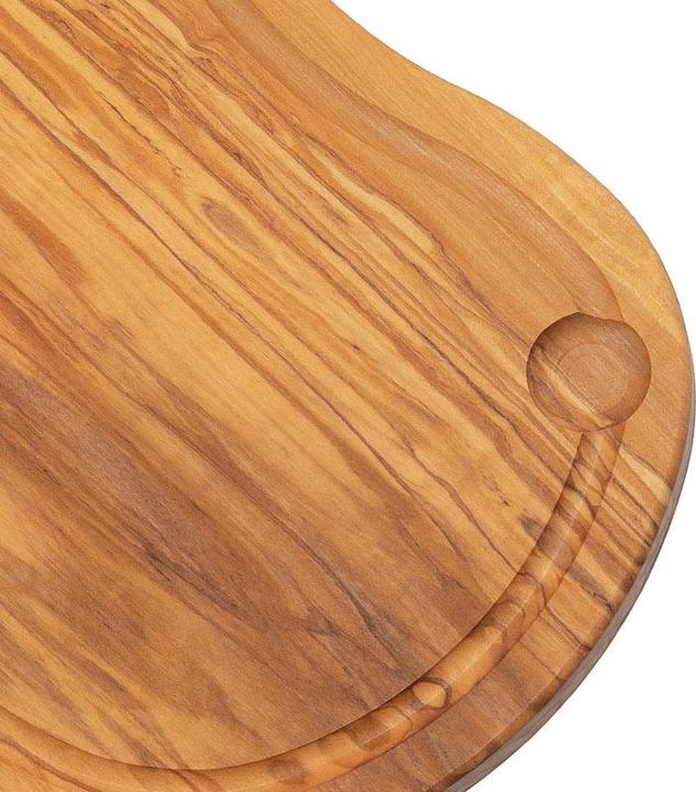 Produktbild Natura Punto Steak-Brett mit Saftrille, 40 x 24 cm, Olivenholz