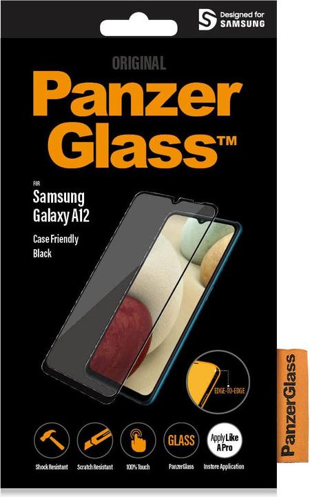 Actual product image PanzerGlass Samsung Galaxy A12 | Screen Protector Glass (1 pcs., Samsung Galaxy A12)