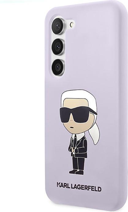 Actual product image Karl Lagerfeld Galaxy S23 Silicone Ikonik hardcase S911 (Samsung Galaxy S23)