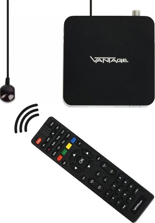Image du produit Vantage VT-96 T2 Récepteur DVB-T2 Fonction d'enregistrement Norme allemande H - H.265 - HEVC (DVB-T2)