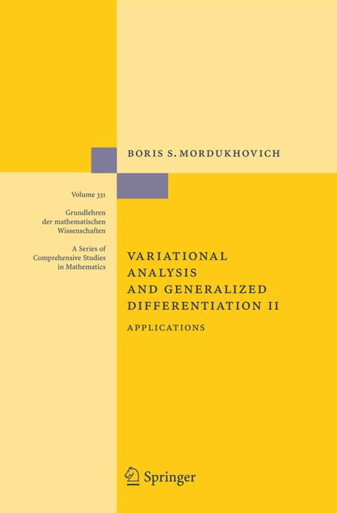 Variational Analysis and Generalized Differentiation II (Boris S. Mordukhovich, 2010)