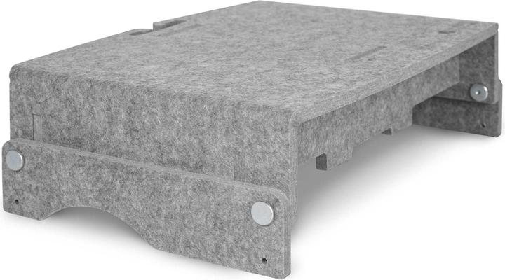 Bakker Elkhuizen monitor stand Q-Riser 110 Circular, gray retail (Table, 17", 10 kg)