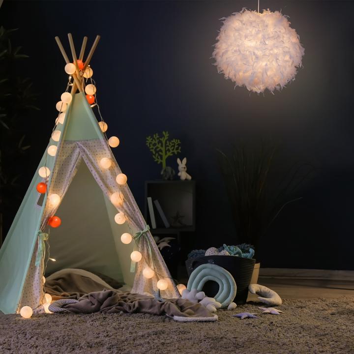 Produktbild Relaxdays Federlampe