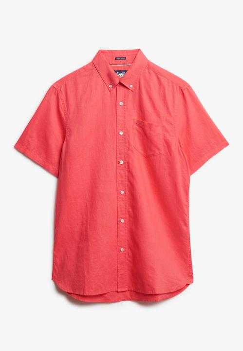 Immagine prodotto Superdry Kurzarm-Hemd aus Baumwolle und Leinen (L)