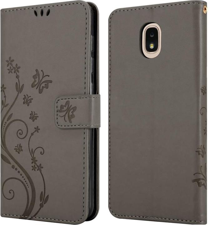 Actual product image Cadorabo Flower Book Cover (Samsung Galaxy J3 (2018))