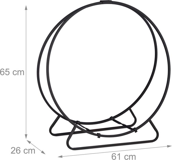Image du produit Relaxdays Range-bûches rond