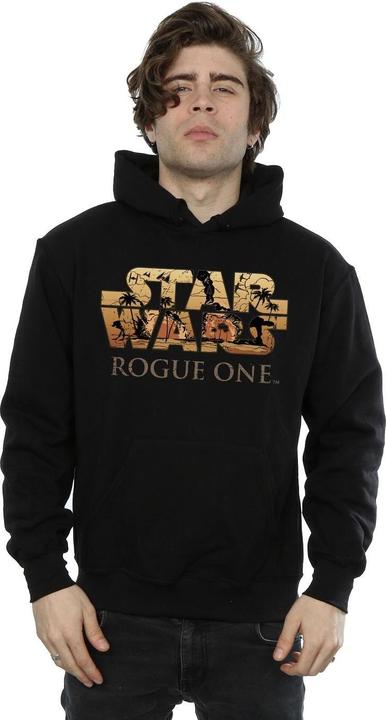 Immagine prodotto Star Wars Rogue One Logo Scene Felpa con Cappuccio Uomo (XL)
