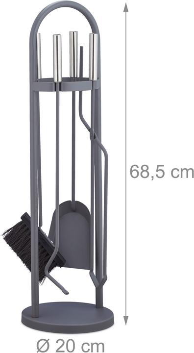 Actual product image Relaxdays Kaminbesteck