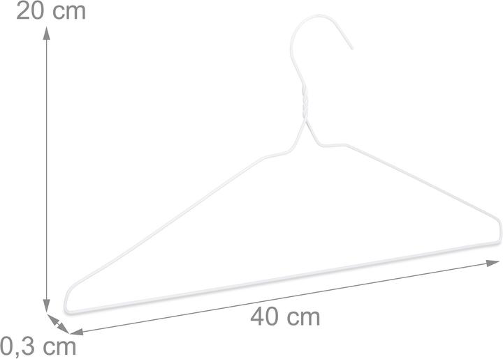 Produktbild Relaxdays Drahtbügel (50x)