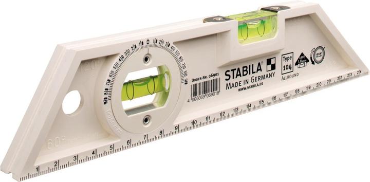 Actual product image Stabila Spirit level type 104 ALLROUND (25 cm)