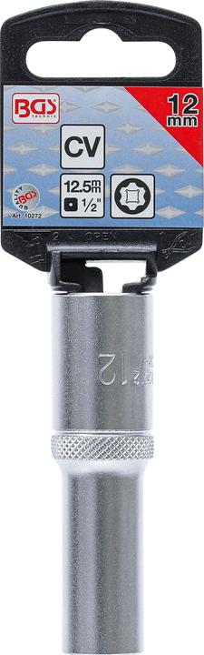 Produktbild BGS Steckschlüssel-Einsatz Super Lock, tief Antrieb Innenvierkant 12,5 mm (1/2") SW 12 mm (12 mm)