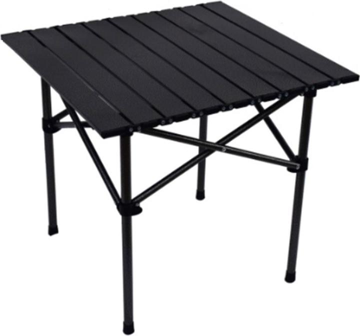 Casativo Campingtisch höhenverstellbar mit Rollplatte aus Metall, Faltbarer Outdoor Tisch für Picknick & Camp