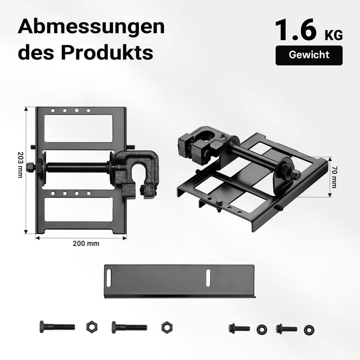 Produktbild Wiltec Sägeführung für Kettensägen 5-15cm mobiles Sägewerk Führungsschiene Stahl (Kettensäge, Kettensäge Schwert)