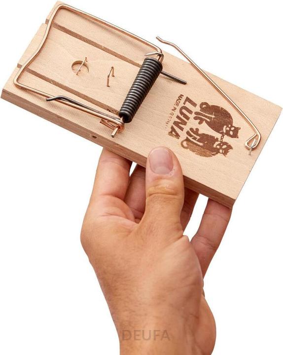 Produktbild Luna Rattenfalle im SB-Pack, mit Holzauslöser
