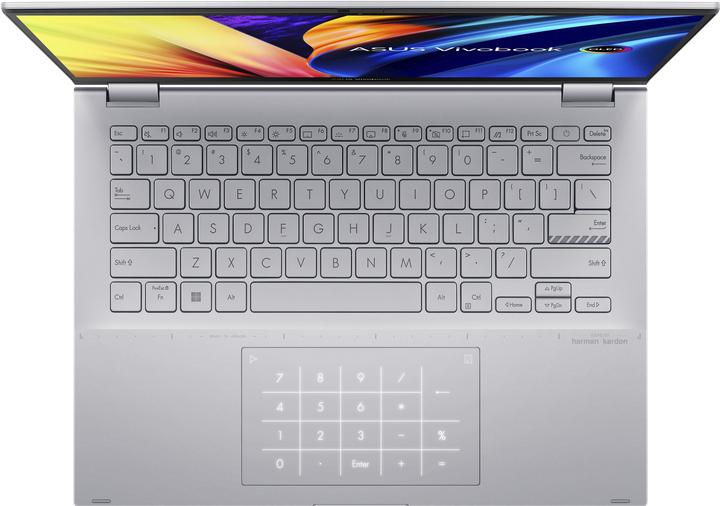 Produktbild ASUS VivoBook S14 Flip OLED (14", 1000 GB, 16 GB, CH, Intel Core i7-12700H)