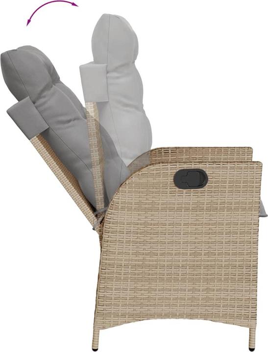 Actual product image vidaXL Garten Essgruppe (160 x 80 x 74 cm)
