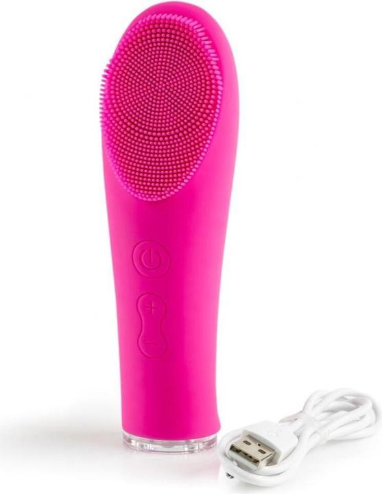 Productafbeelding ORO Sonische borstel voor reiniging en gezichtsmassage, Donkerroze / bordeauxrood