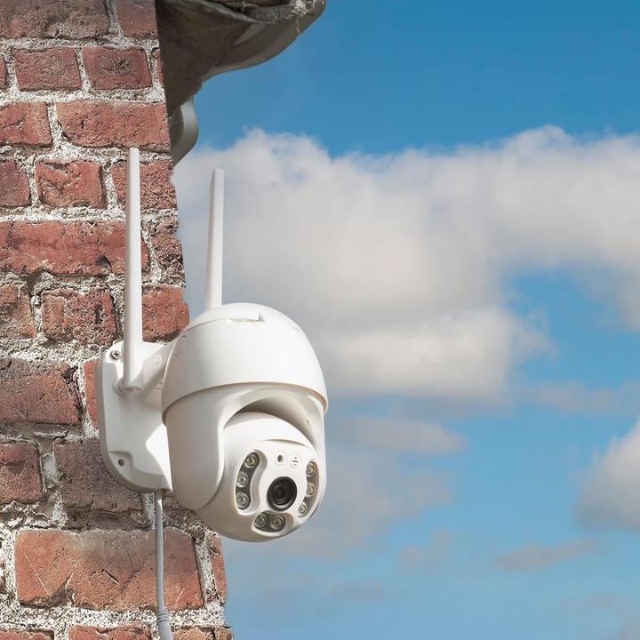 Actual product image PNI IP65 live PTZ video surveillance camera 5 MP, GSM 4G, micro SD card slot, motion detection