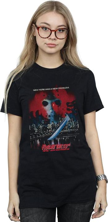 Immagine prodotto Dick Smith Jason Takes Manhattan Boyfriend Fit Maglietta Ampia Donna (L)