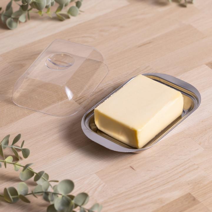 Produktbild Rewe Butterdose aus Edelstahl