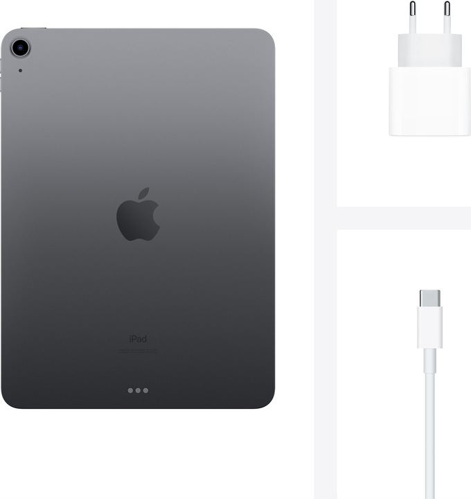 Actual product image Apple iPad Air 2020 (4. Gen) (WLAN only, 10.90", 64 GB, Space Grey)