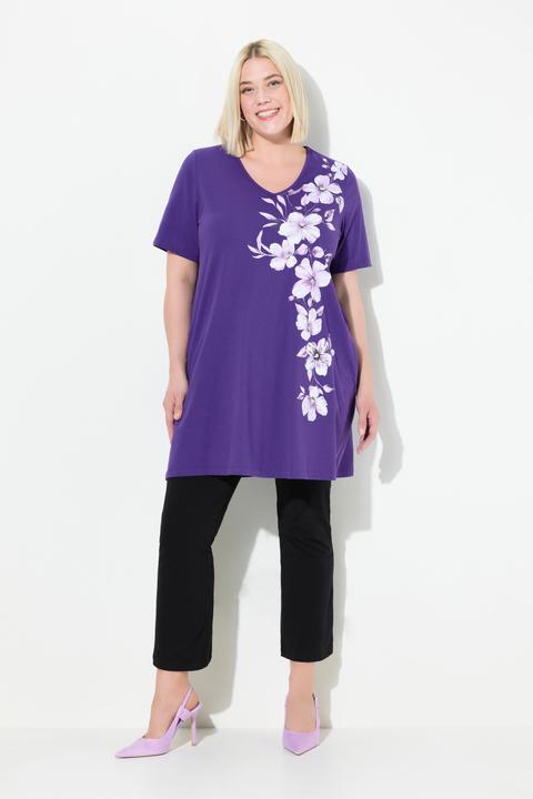 Produktbild Ulla Popken Longshirt, A-Linie, Motivdruck (50, 52)