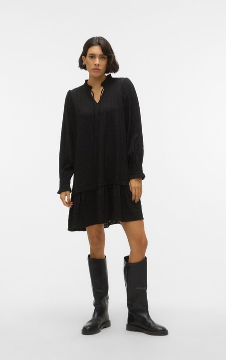 Produktbild Vero Moda Normal geschnitten Hoch geschlossen Ärmelbündchen mit Knopf Kurzes Kleid Kleid (S)