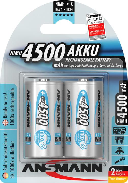 Ansmann Baby C (2 pcs., C, 4500 mAh)