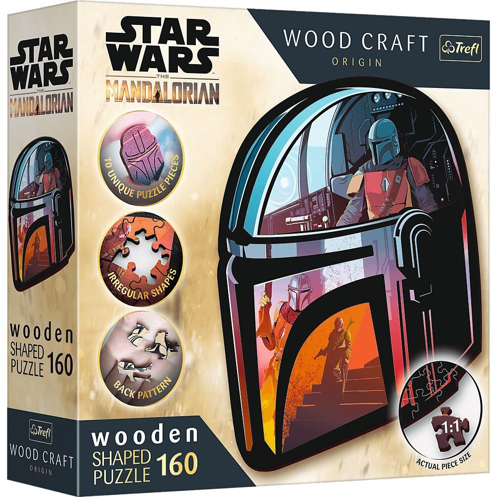 Trefl Holz Puzzle Sonderform 160 - Mandalorian (160 Teile)