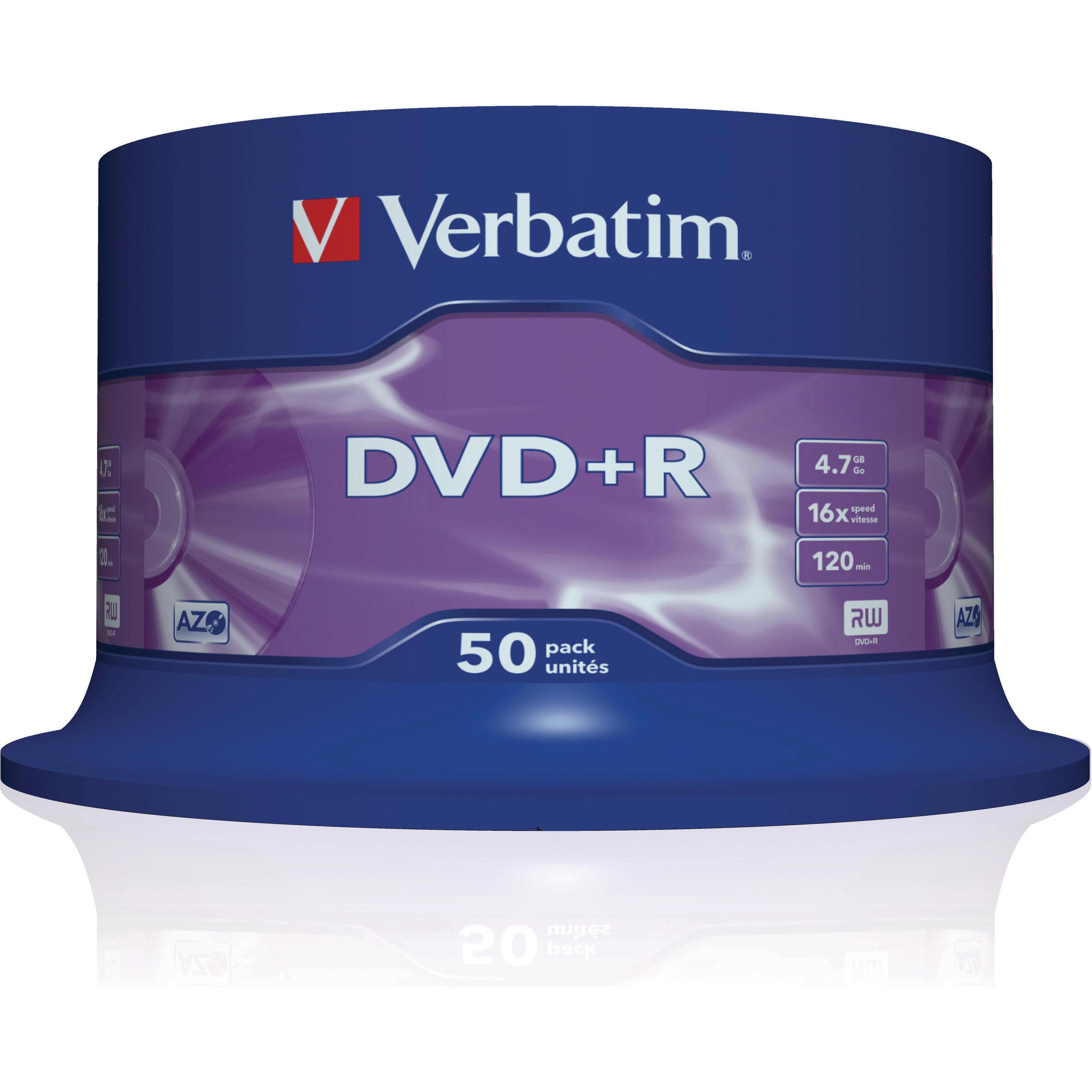 Verbatim Dvd+R (50 x), Optischer Datenträger