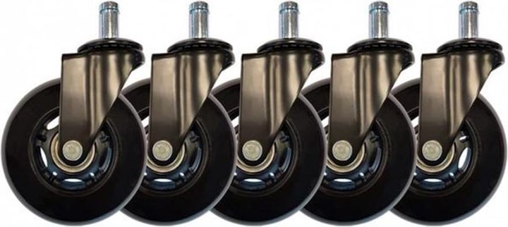Productafbeelding LC-Power Spelstoel wielen (5 stuks)