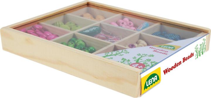Actual product image Lena Wooden beads in box