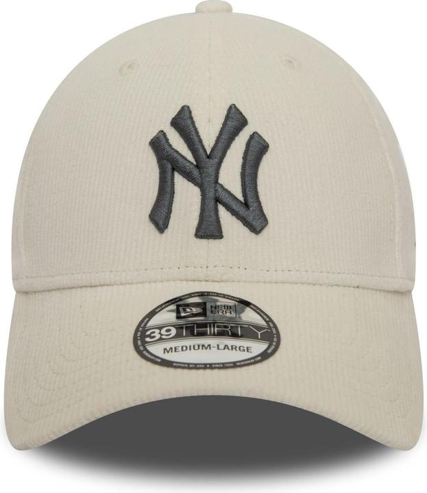 Image du produit New Era 39Thirty Stretch Cap CORD New York Yankees offwhite (S, M)