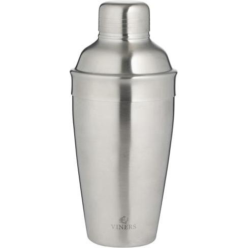 Viners Cocktail Shaker SILVER , Messerblock, Silber