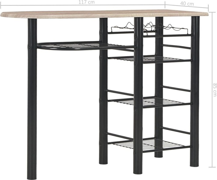 Actual product image VidaXL Nibelung (39 x 40 x 85 cm)