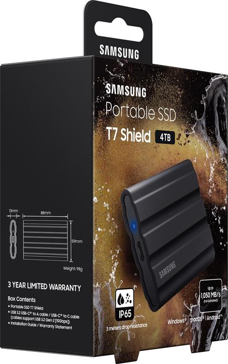 Actual product image Samsung T7 Shield (4 TB)