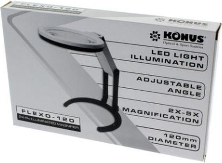 Produktbild Konus Tischlupe Flexo-120