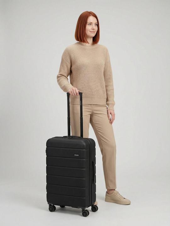 Produktbild Saxoline Miami 4 Rollen Trolley M 65 cm mit Dehnfalte (70 l)