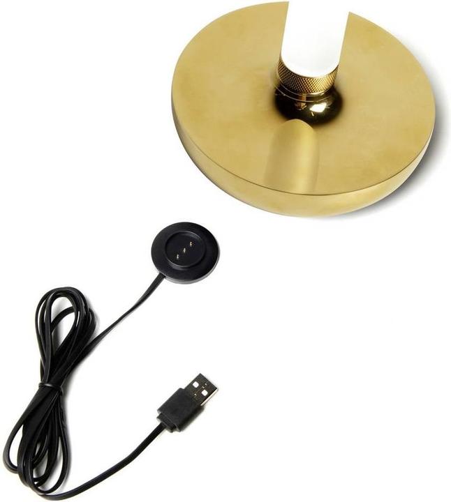 Produktbild Konstsmide Akku-LED Vase Biarritz goldfarben Indoor/Outdoor 7827-803