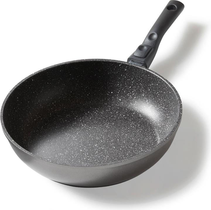 Produktbild Stoneline FLEX Made in Germany Schmorpfanne 28 cm, mit abnehmbarem Griff (28 cm, Bräter + Schmortopf, Aluminium)