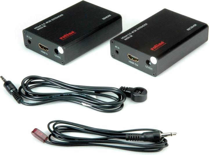 Productafbeelding Roline HDMI A/V verlenger via Cat.6A kabel, 4K@60Hz, 30 m