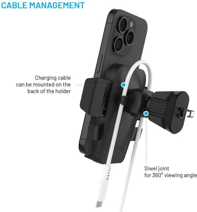 Actual product image Fixed Iconiq Lock, black
