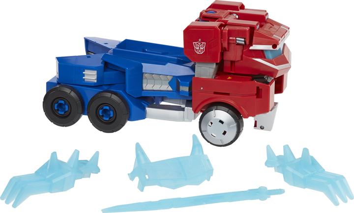 Actual product image Transformers Roll & Transform Optimus Prime