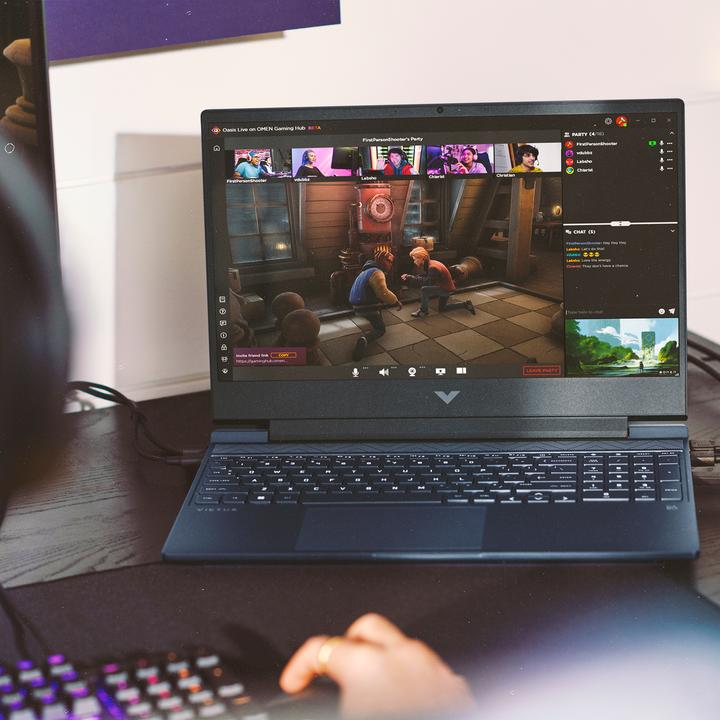 Actual product image HP Victus Gaming Laptop 15-fa2031ns (15.59", Intel Core i5-13420H, 16 GB, 512 GB, Numeric keypad)