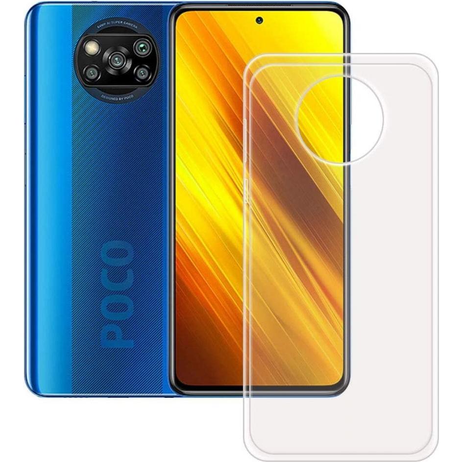 Screenguard Xiaomi Poco X3 Flexible TPU Clear Case (Xiaomi Poco X3), Smartphone Hülle, Transparent