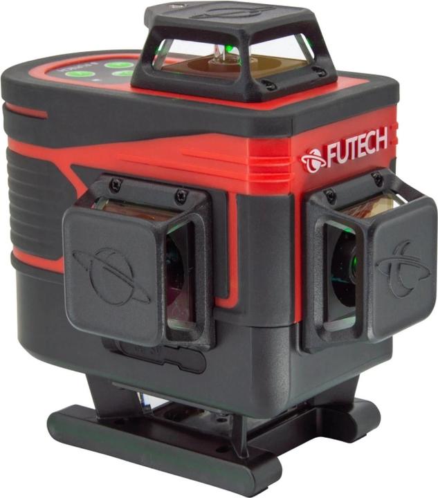 Futech MC4D Multicross 4D Compact kruislijnlaser in koffer - groen - 150m - 4 lijnen (Kreuzlinienlaser)