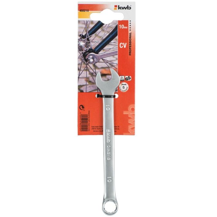 kwb, Schraubenschlüssel, 460210 Ring-Maulschlüssel 1 Stück 10 mm (10 mm)