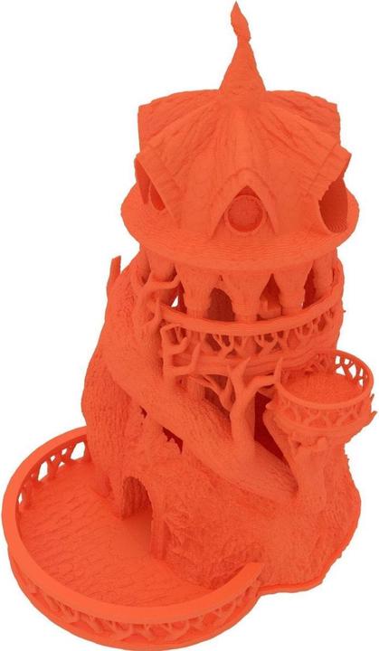 Produktbild Feldherr Fates End Würfelturm Druid orange für Tabletop & Rollenspiel (Kunststoff)