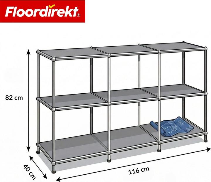 Produktbild Floordirekt Concept Epure MK-018 (116 x 40 x 82 cm)
